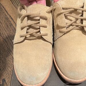 Lands' End boys Chukka Boots in Tan Suede, Boys size 6